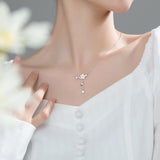 Cherry Flower Shell Necklace