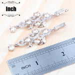 925 Bridal Champagne Cubic Zirconia Jewelry Set