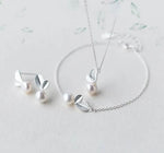 Bud Leaf Pearl Set