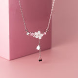 Cherry Flower Shell Necklace