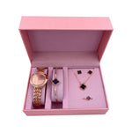 Rose Gold Clove Watch Set