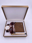 Watch Set for Men with Shades and Wallet
