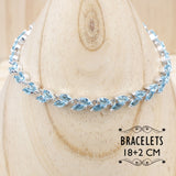 Blue Freshwater 925 Silver Pearl Jewelry Set