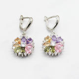 Multicolor Flower Jewelry Set