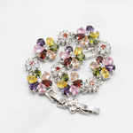 Multicolor Flower Jewelry Set