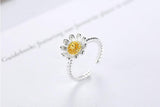 Sunflower Daisy 925 Sterling Silver Jewelry Sets