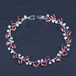 Rose Red Garnet Jewelry Set