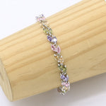 Multicolor Zircon 925 Sterling Silver Jewelry Set