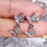 Butterfly 925 Sterling Silver Jewelry Set